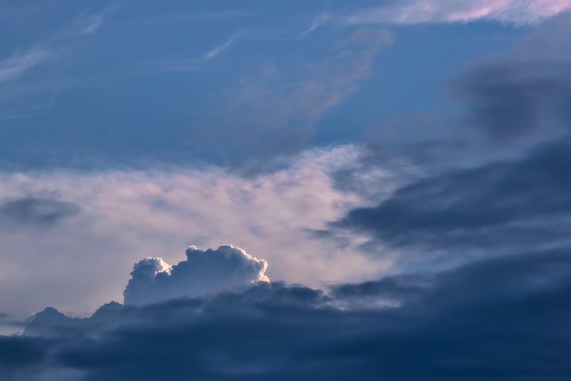 Medieval Castle in the Clouds