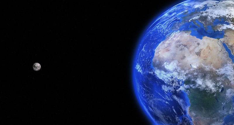 Planet Earth Viewed from Space